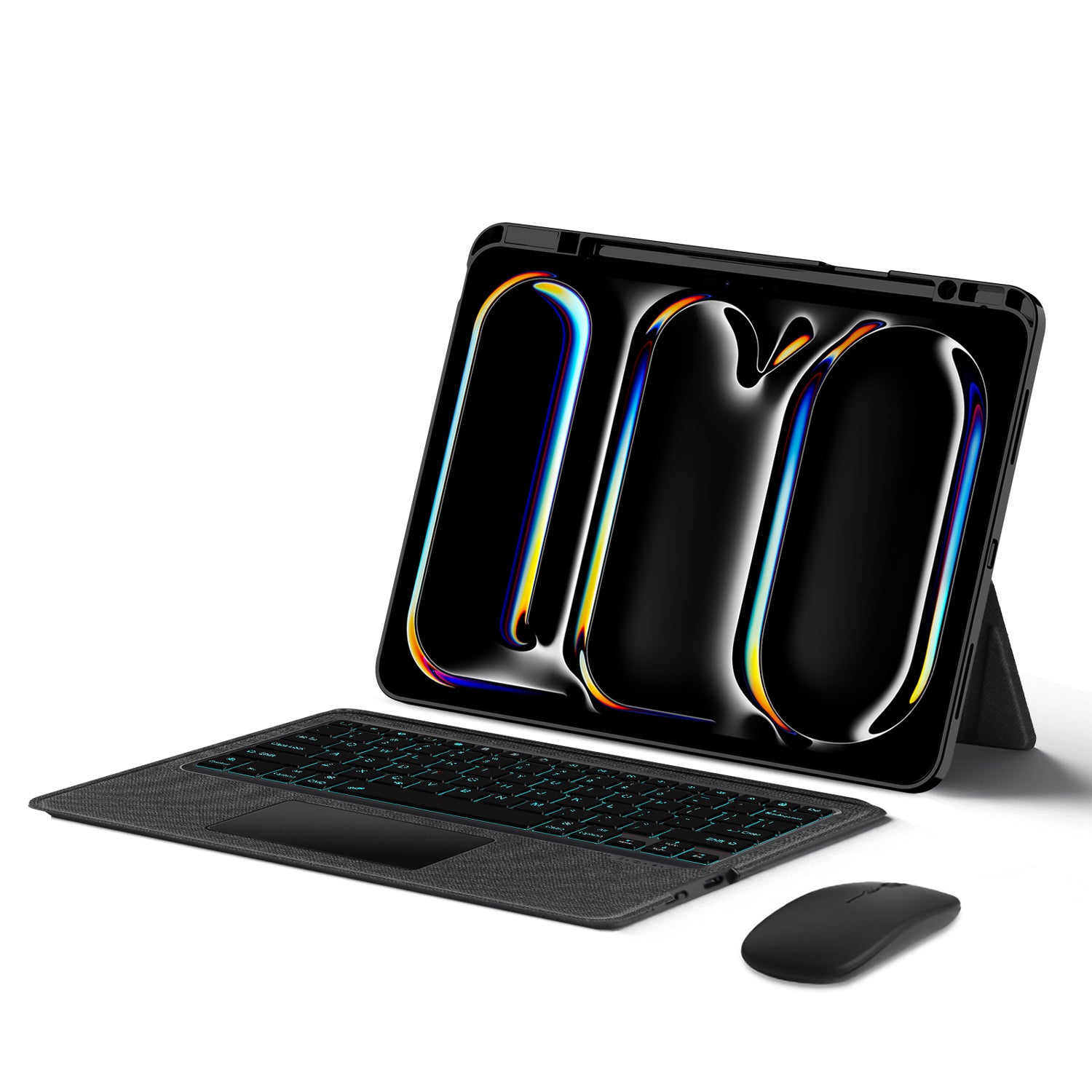 Intelligent Touch Stand iPad Pro 13 2024 Magic Keyboard Case for Watching with Mouse