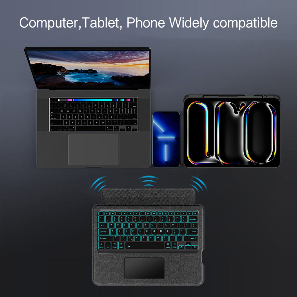Intelligent Touch Stand iPad Pro 13 2024 Magic Keyboard Case Phone Tablet Widely Compatible