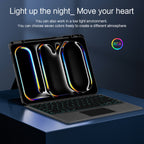 Intelligent Touch Stand iPad Pro 13 2025 Magic Keyboard Case Light Up the Night