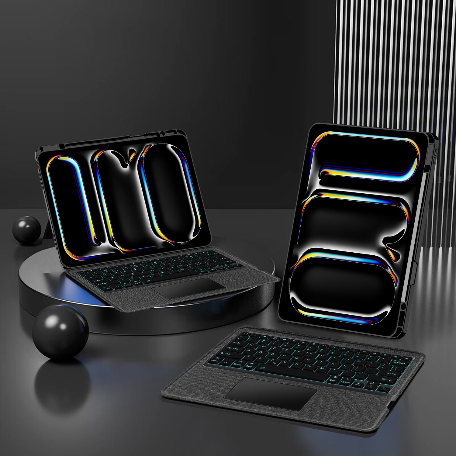 Intelligent Touch Stand iPad Pro 13 2025 Magic Keyboard Case for Business