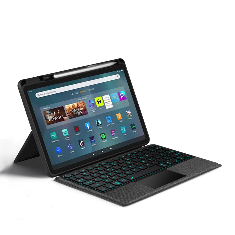 Intelligent Touch Stand Kindle Fire Max Magic Keyboard Case Kickstand