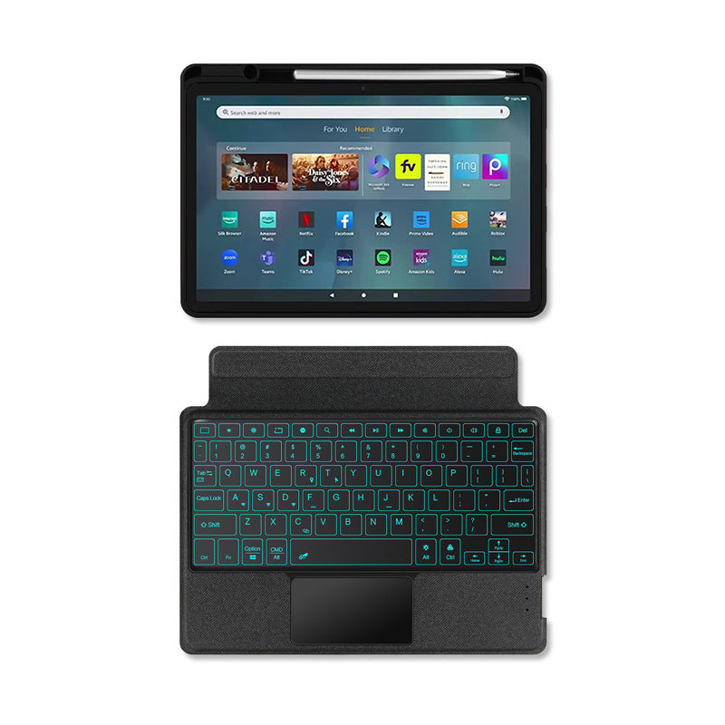 Intelligent Touch Stand Kindle Fire Max Magic Keyboard Case Detachable