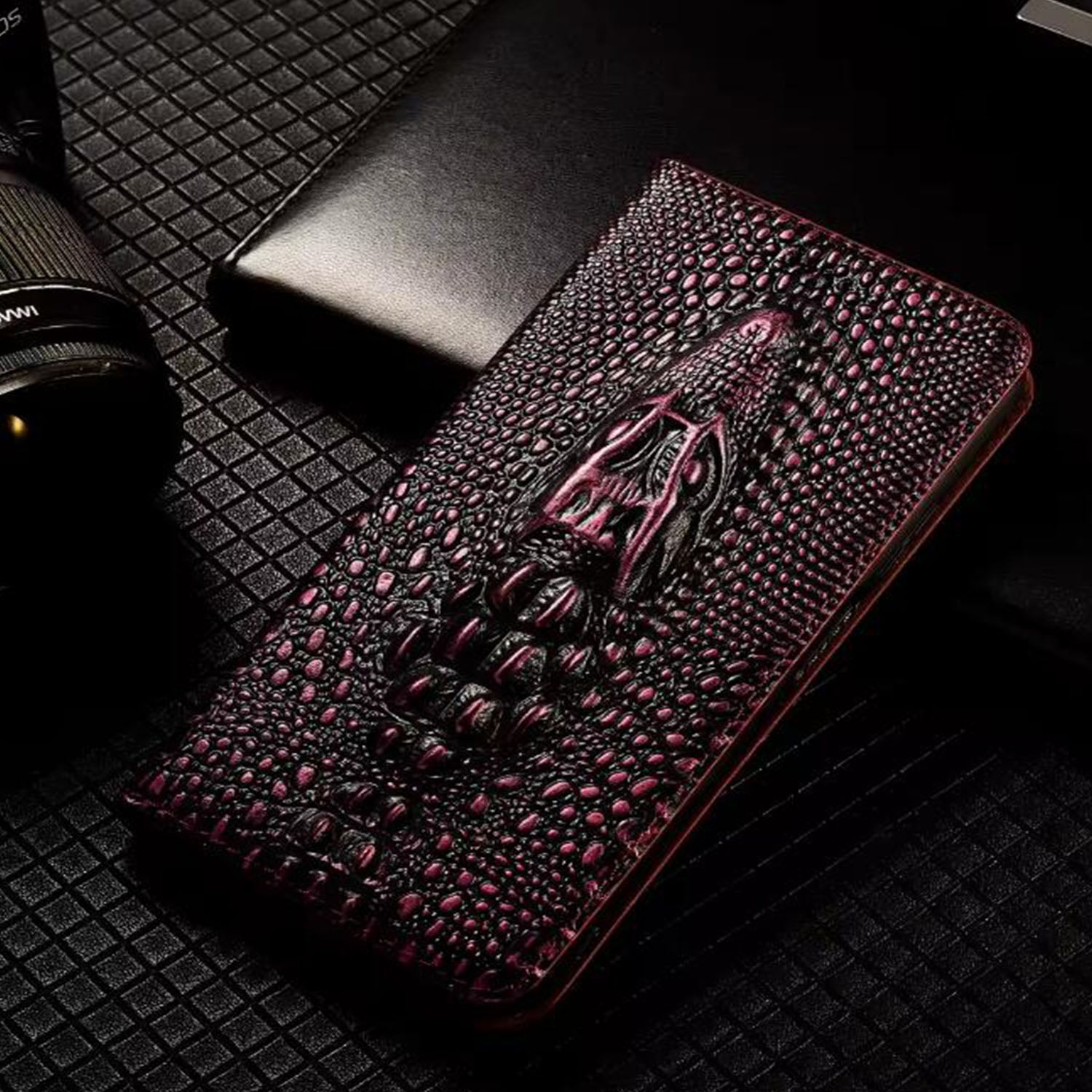 luxury-3d-alligator-head-iphone-17-genuine-leather-case-10