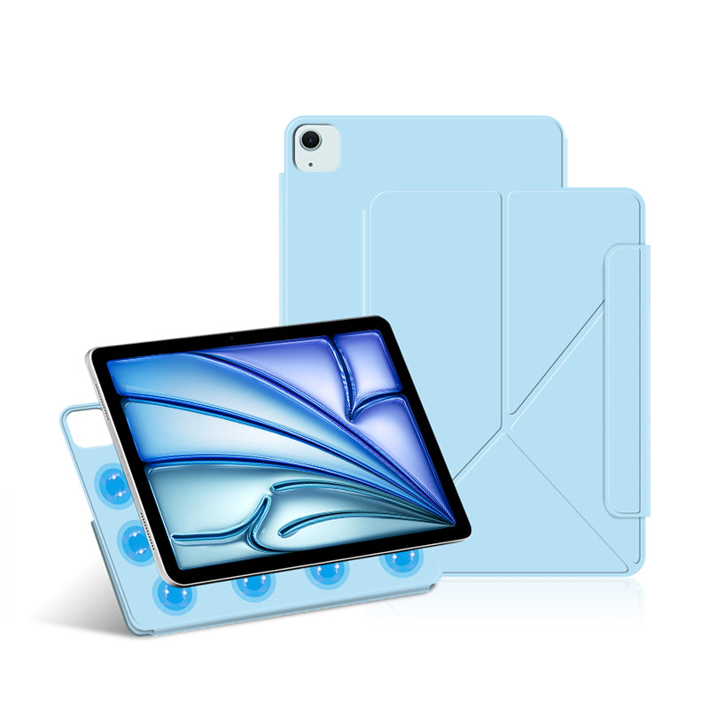 Magnetic Buckle Deformed Stand iPad Air 5 Smart Case