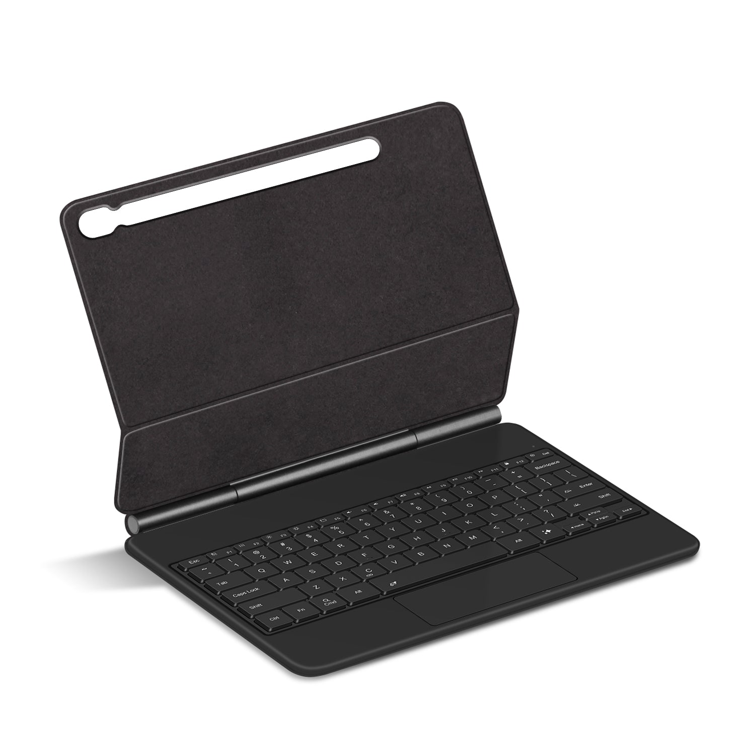 Magnetic Floating Galaxy Tab S10 FE Plus Keyboard Case Precision Trackpad PU Leather