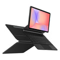 Magnetic Floating Galaxy Tab S10 Lite Keyboard Case Precision Trackpad Black White