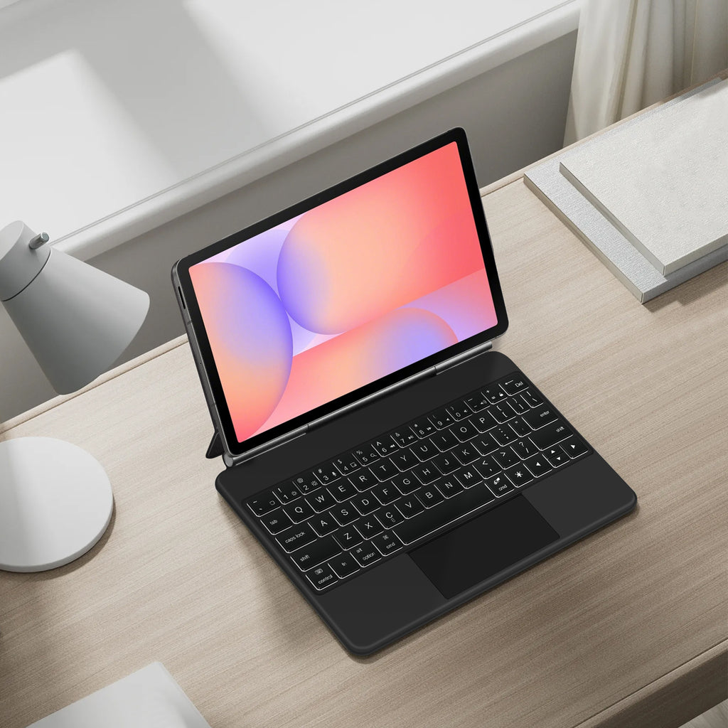 Magnetic Floating Galaxy Tab S10 Lite Keyboard Case Precision Trackpad for Reading