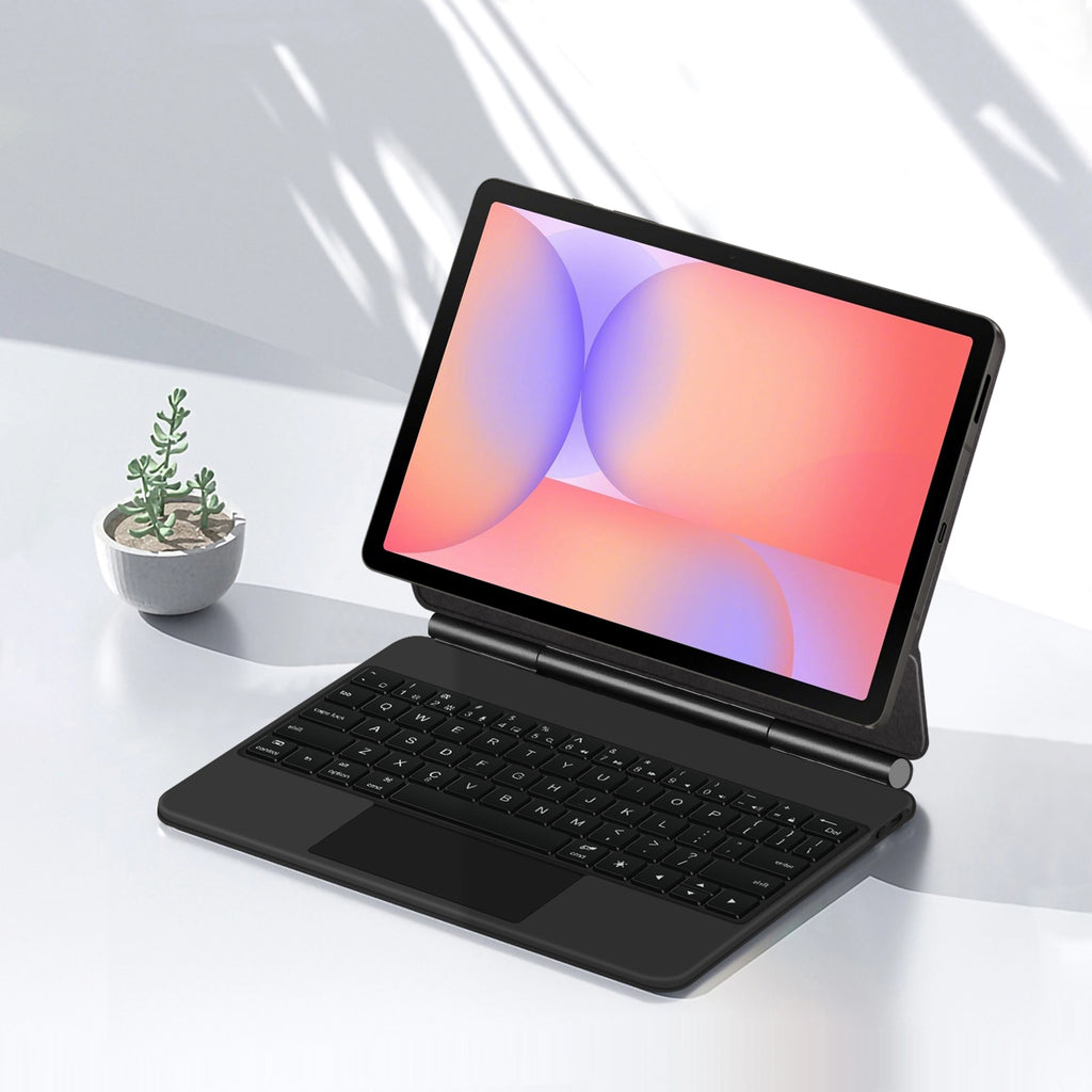 Magnetic Floating Galaxy Tab S10 Lite Keyboard Case Precision Trackpad For Business