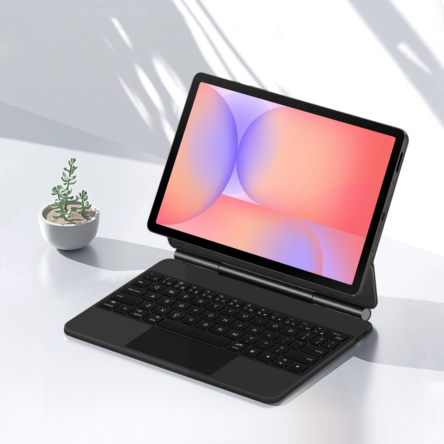 Magnetic Floating Galaxy Tab S10 Lite Keyboard Case Precision Trackpad For Business