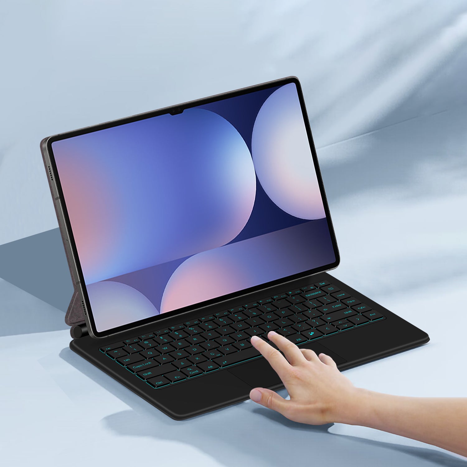 Magnetic Floating Galaxy Tab S10 Ultra Keyboard Case Precision Trackpad Good for Typing
