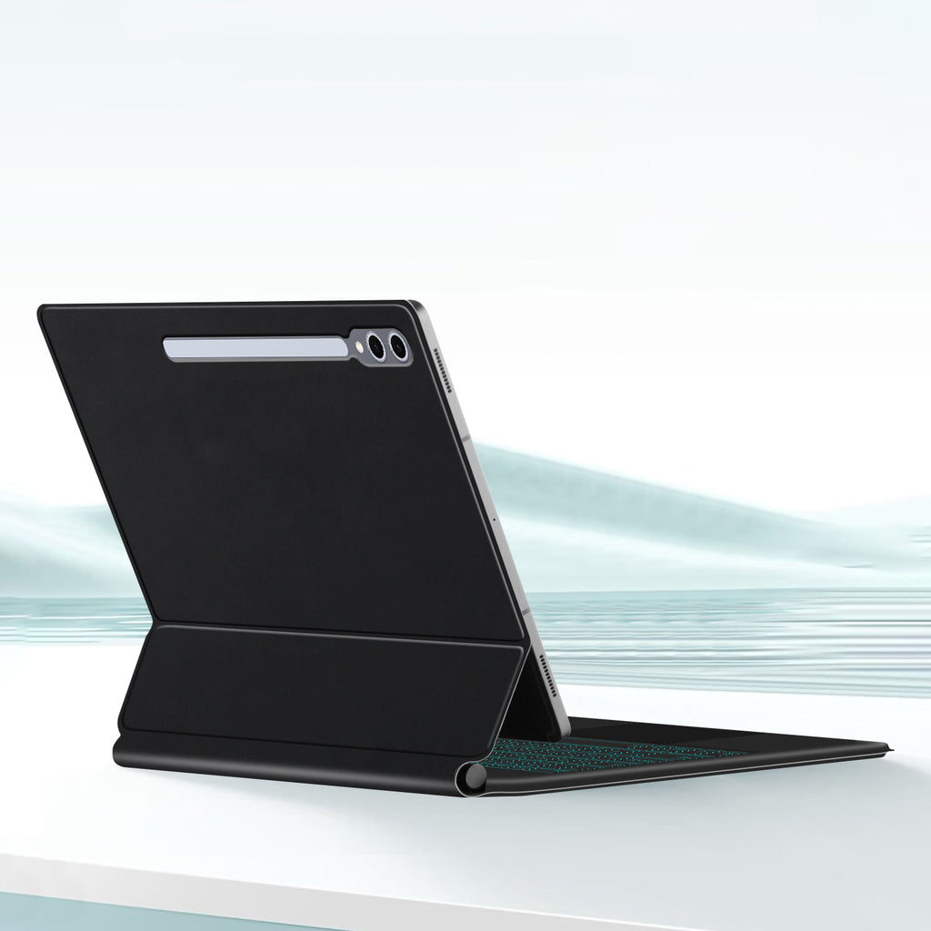 Magnetic Floating Galaxy Tab S10 Ultra Keyboard Case Precision Trackpad Show Back Part