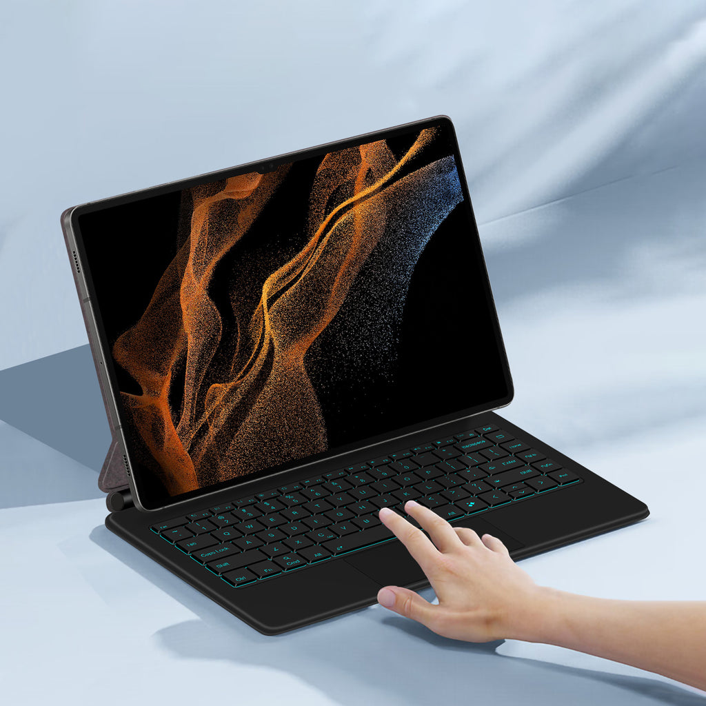 Magnetic Floating Galaxy Tab S11 Keyboard Case Precision Trackpad for Typing