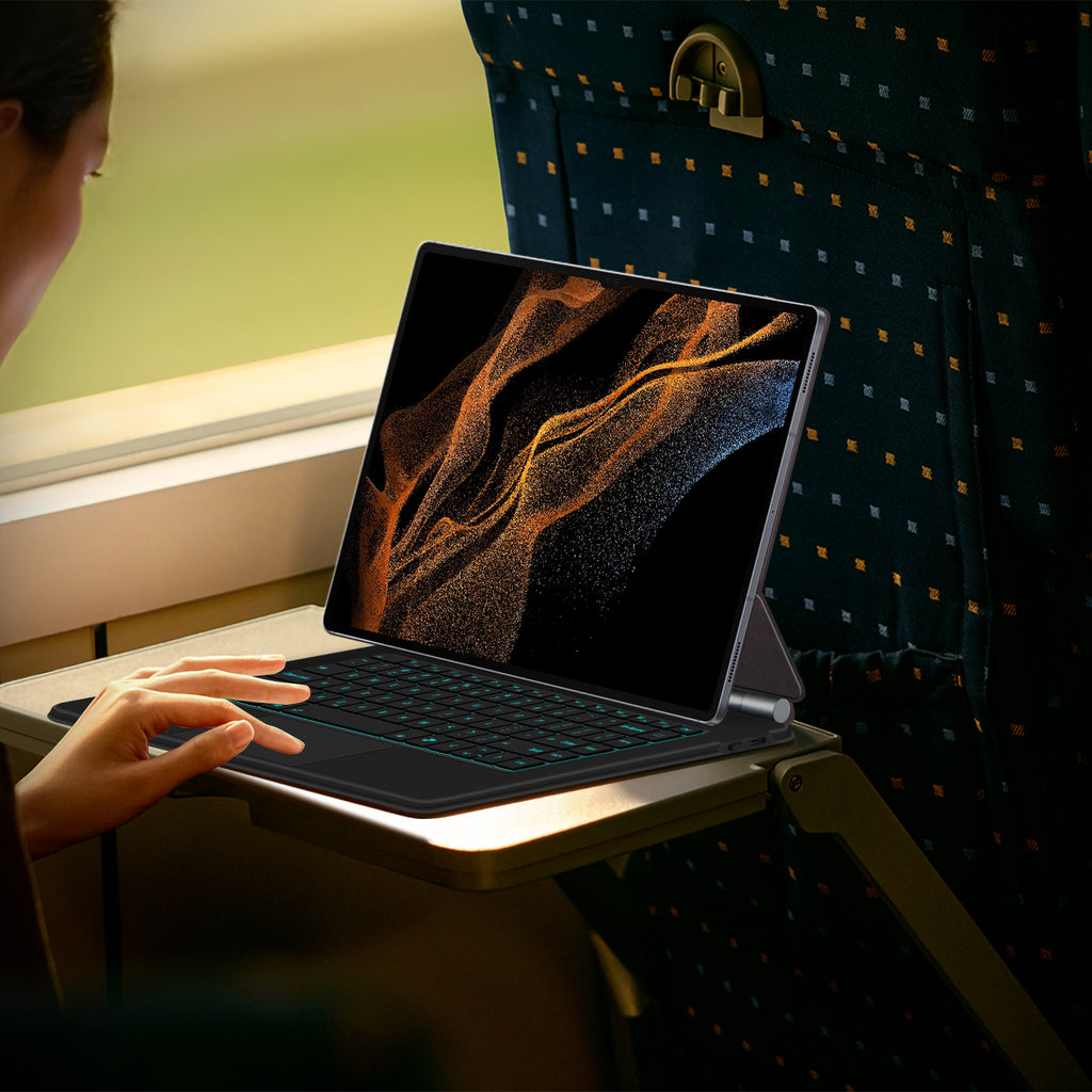Magnetic Floating Galaxy Tab S11 Keyboard Case Precision Trackpad Portable