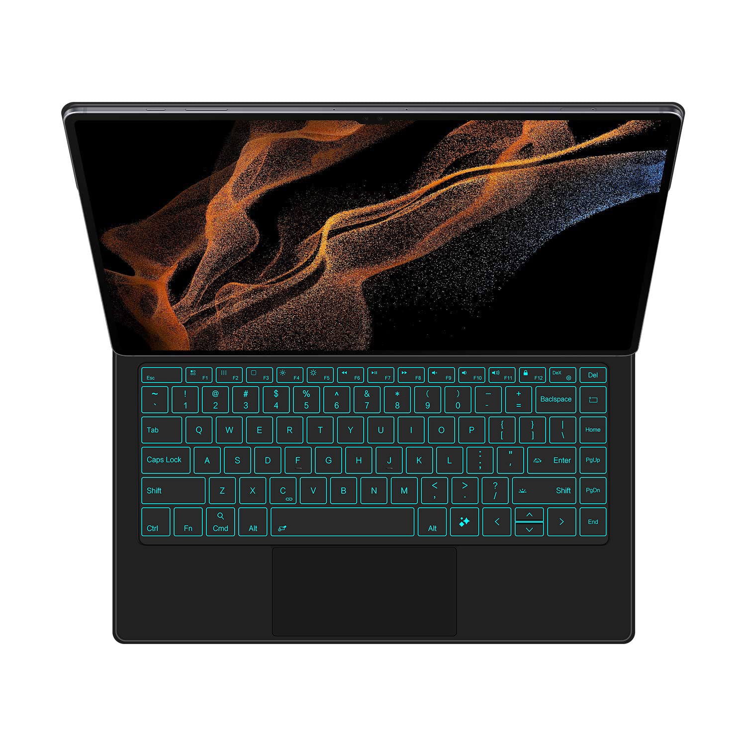 Magnetic Floating Galaxy Tab S11 Ultra Keyboard Case Precision Trackpad Backlit 7 Colors
