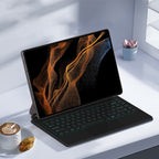 Magnetic Floating Galaxy Tab S11 Ultra Keyboard Case Precision Trackpad Black with Backlit