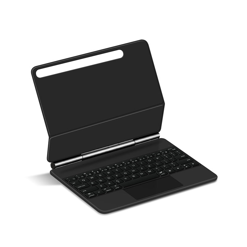 Magnetic Floating Galaxy Tab S7 Keyboard Case Precision Trackpad PU Leather 
