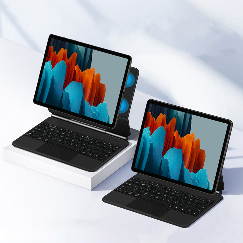 Magnetic Floating Galaxy Tab S7 Keyboard Case Precision Trackpad Detachable