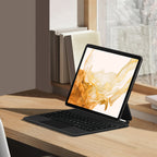 Magnetic Floating Galaxy Tab S8 Keyboard Case Precision Trackpad for Watching