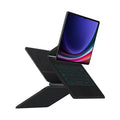 Magnetic Floating Galaxy Tab S9 FE Keyboard Case Precision Trackpad Black Color