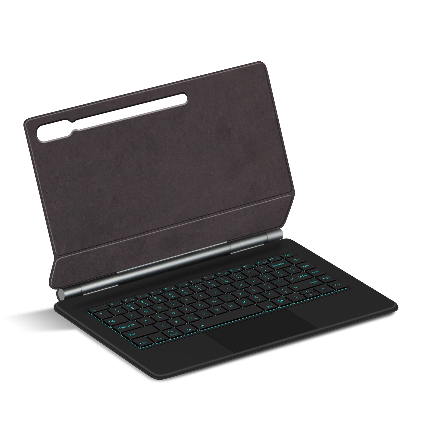 Magnetic Floating Galaxy Tab S9 Plus Keyboard Case Precision Trackpad Pu Leather