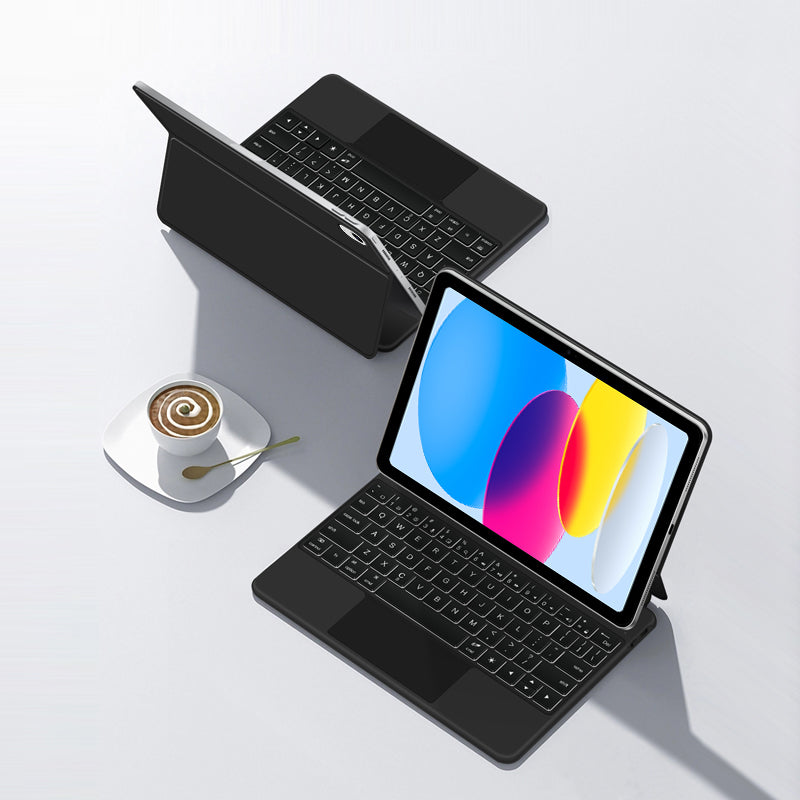 Magnetic Floating iPad 11 Keyboard Case Precision Trackpad Flexible Stand