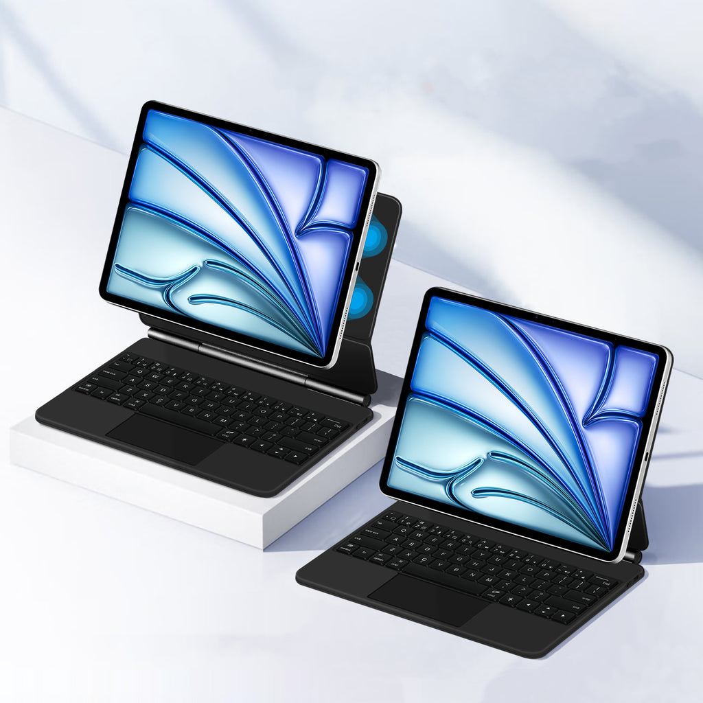 Magnetic Floating iPad Air 6 13-inch Keyboard Case Precision Trackpad Detachable