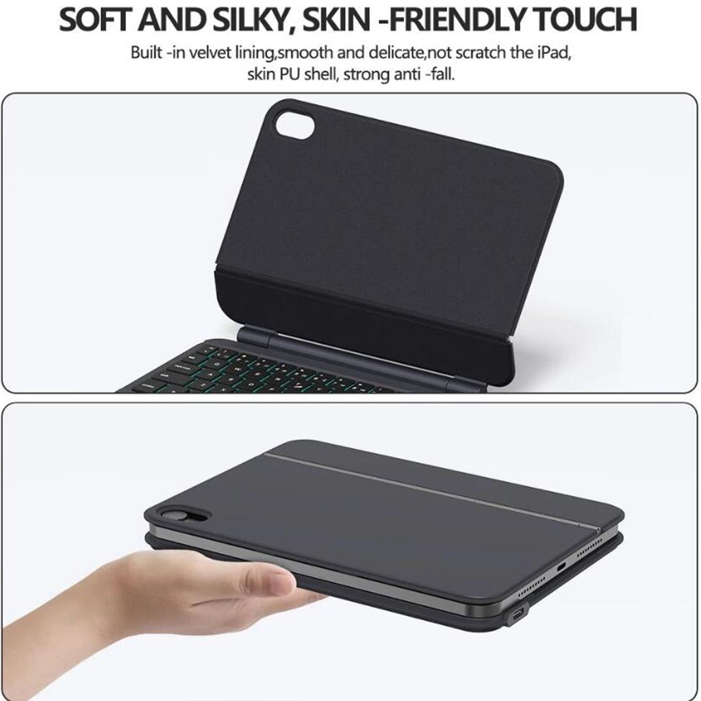 Magnetic Floating iPad Mini 6 Keyboard Case Precision Trackpad Ultra Slim