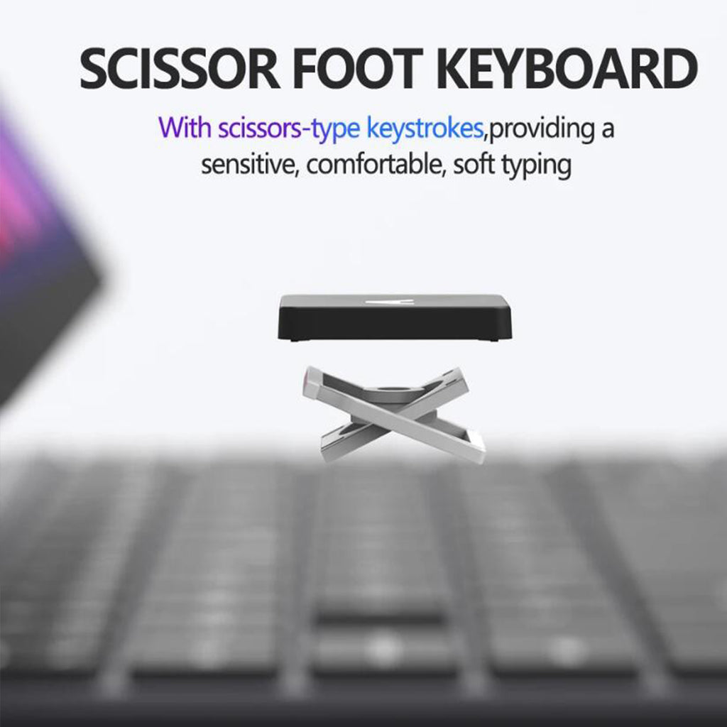 Magnetic Floating iPad Mini 7 Keyboard Case Precision Trackpad Scissor Foot Keyboard