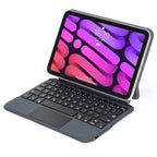 Magnetic Floating iPad Mini 7 Keyboard Case Precision Trackpad Black Color