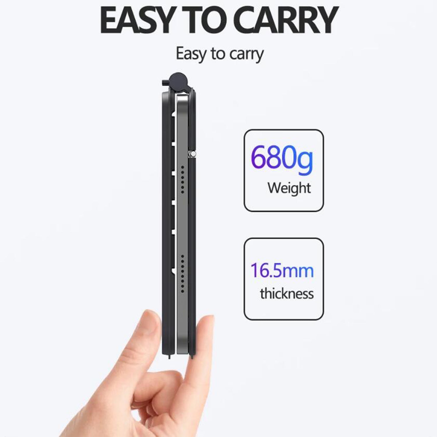 Magnetic Floating iPad Mini 7 Keyboard Case Precision Trackpad Easy to Carry