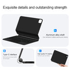 Magnetic Floating iPad Pro 11 2020 Keyboard Case Precision Trackpad Exquisite Details