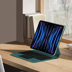 Magnetic Floating iPad Pro 11 2021 Keyboard Case Precision Trackpad On Desk