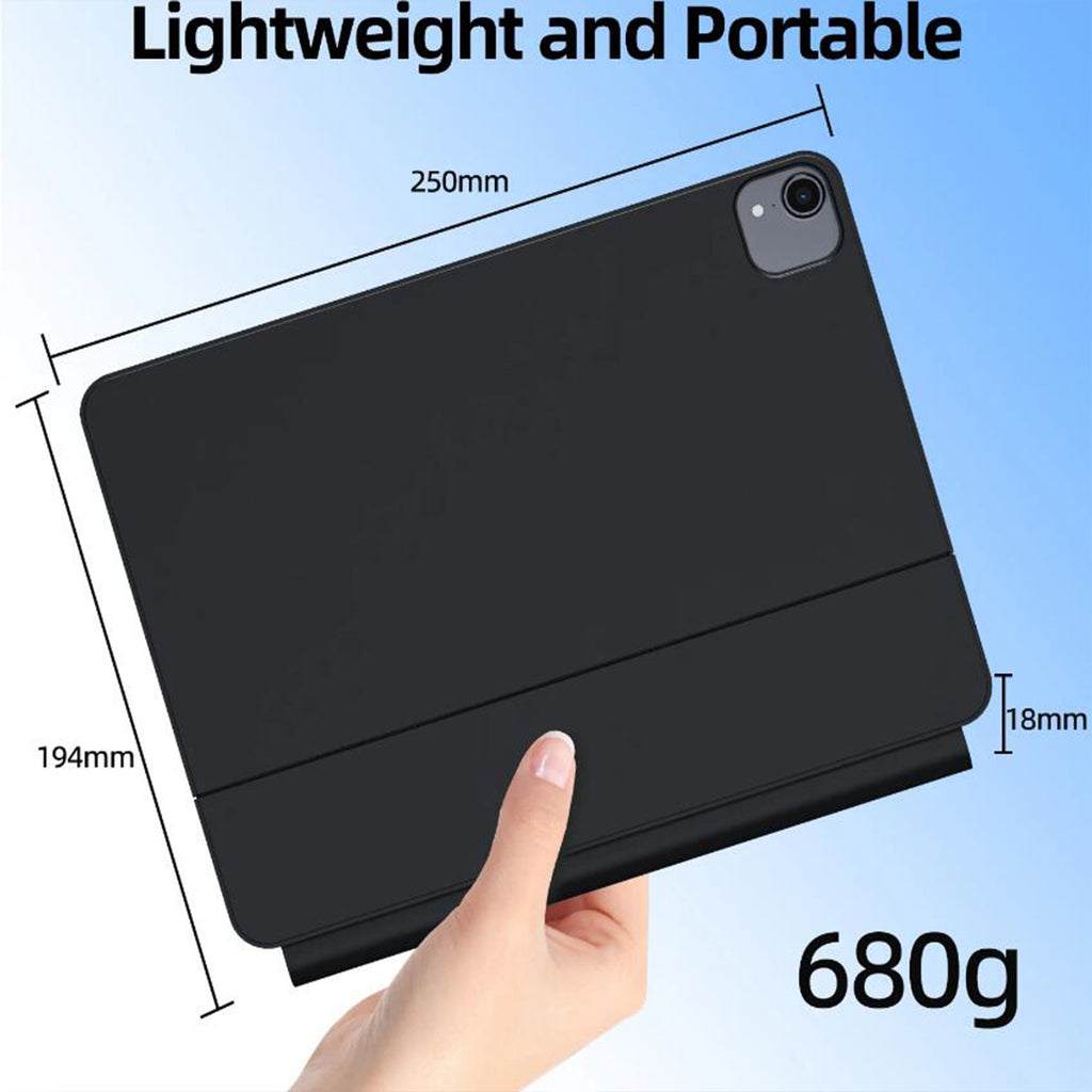 Magnetic Floating iPad Pro 11 2024 Keyboard Case Precision Trackpad Lightweight and Portable
