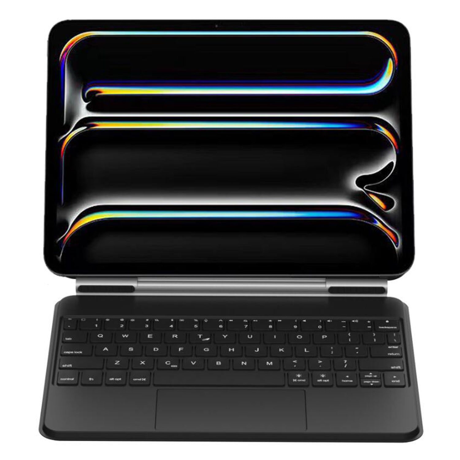 Magnetic Floating iPad Pro 11 2025 Keyboard Case Precision Trackpad Black Color