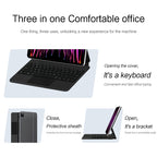Magnetic Floating iPad Pro 12.9 2021 Keyboard Case Precision Trackpad Three in One Comfortable Office