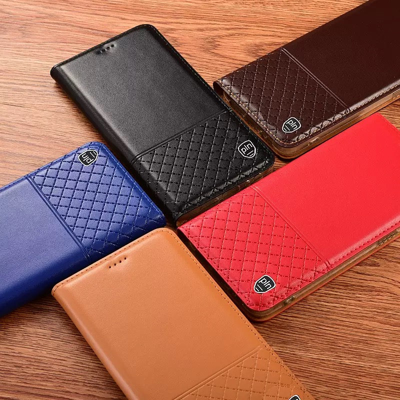magnetic-grid-embossed-nappa-iphone-17-pro-max-genuine-leather-case-10