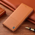 magnetic-grid-embossed-nappa-iphone-17e-genuine-leather-case-3