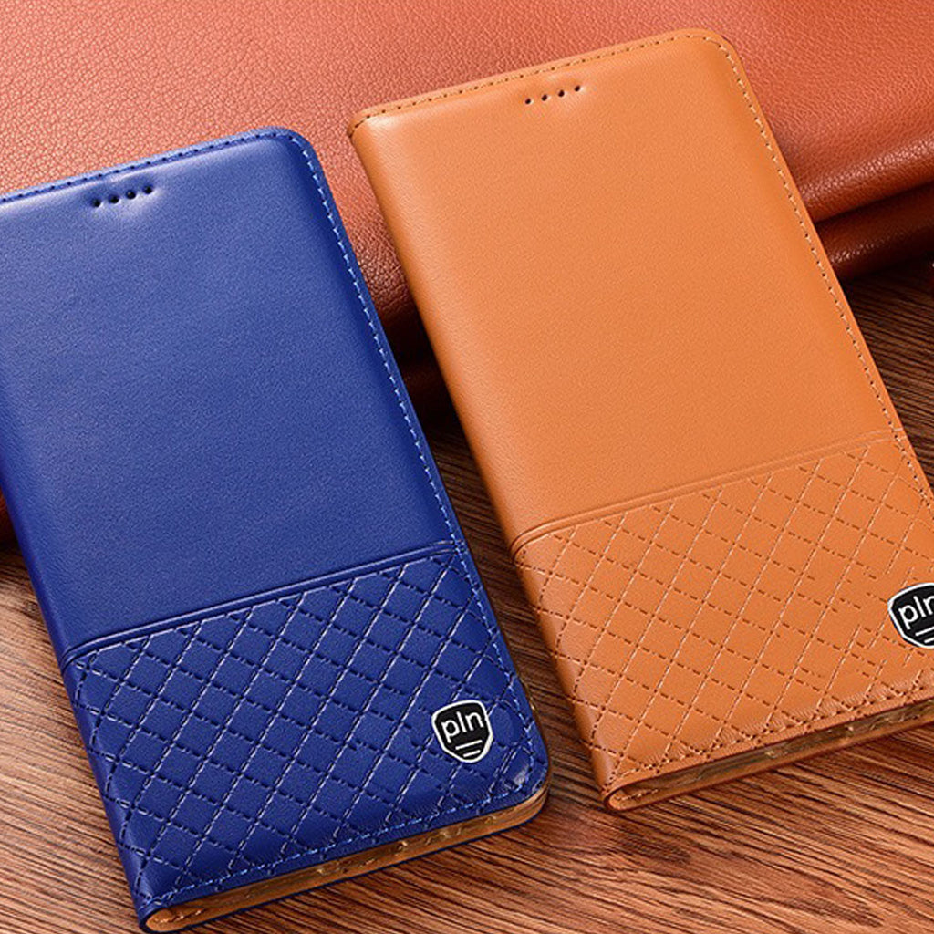 magnetic-grid-embossed-nappa-iphone-17e-genuine-leather-case-7