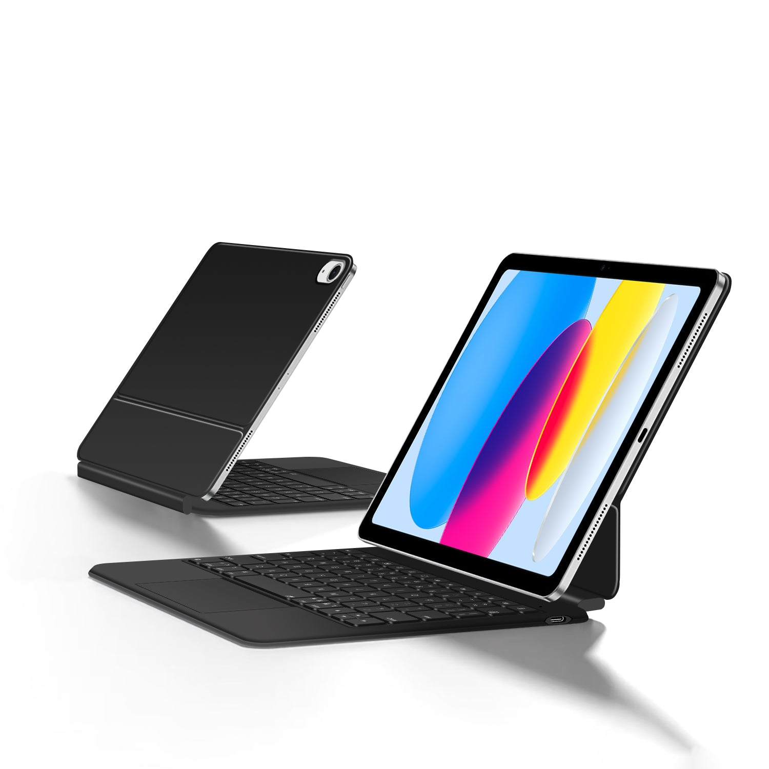 Magnetic Levitation iPad 11 Keyboard Case Full-Area Trackpad with Stand
