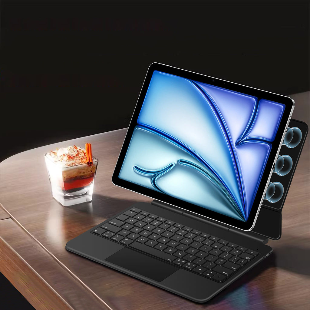 Magnetic Levitation iPad Air 4 Keyboard Case Full-Area Trackpad Good for Watching