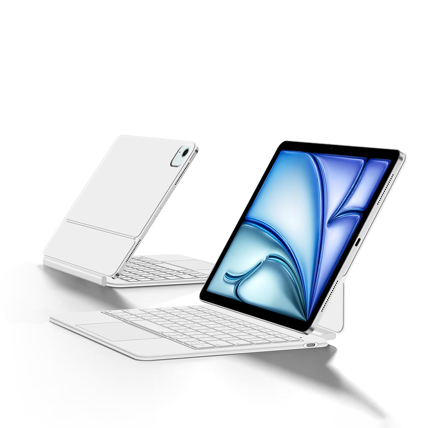Magnetic Levitation iPad Air 8 11-inch Keyboard Case Full-Area Trackpad Folio Stand