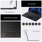 Magnetic Levitation iPad Pro 11 2018 Keyboard Case Full-Area Trackpad Backlit 7 Colors