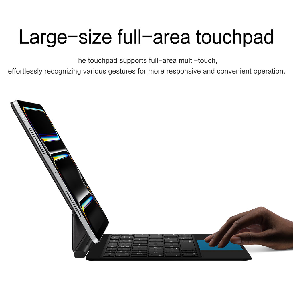 Magnetic Levitation iPad Pro 11 2024 Keyboard Case Full-Area Trackpad Multi-touch
