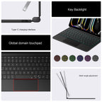 Magnetic Levitation iPad Pro 11 2024 Keyboard Case Full-Area Trackpad Backlit 7 Colors
