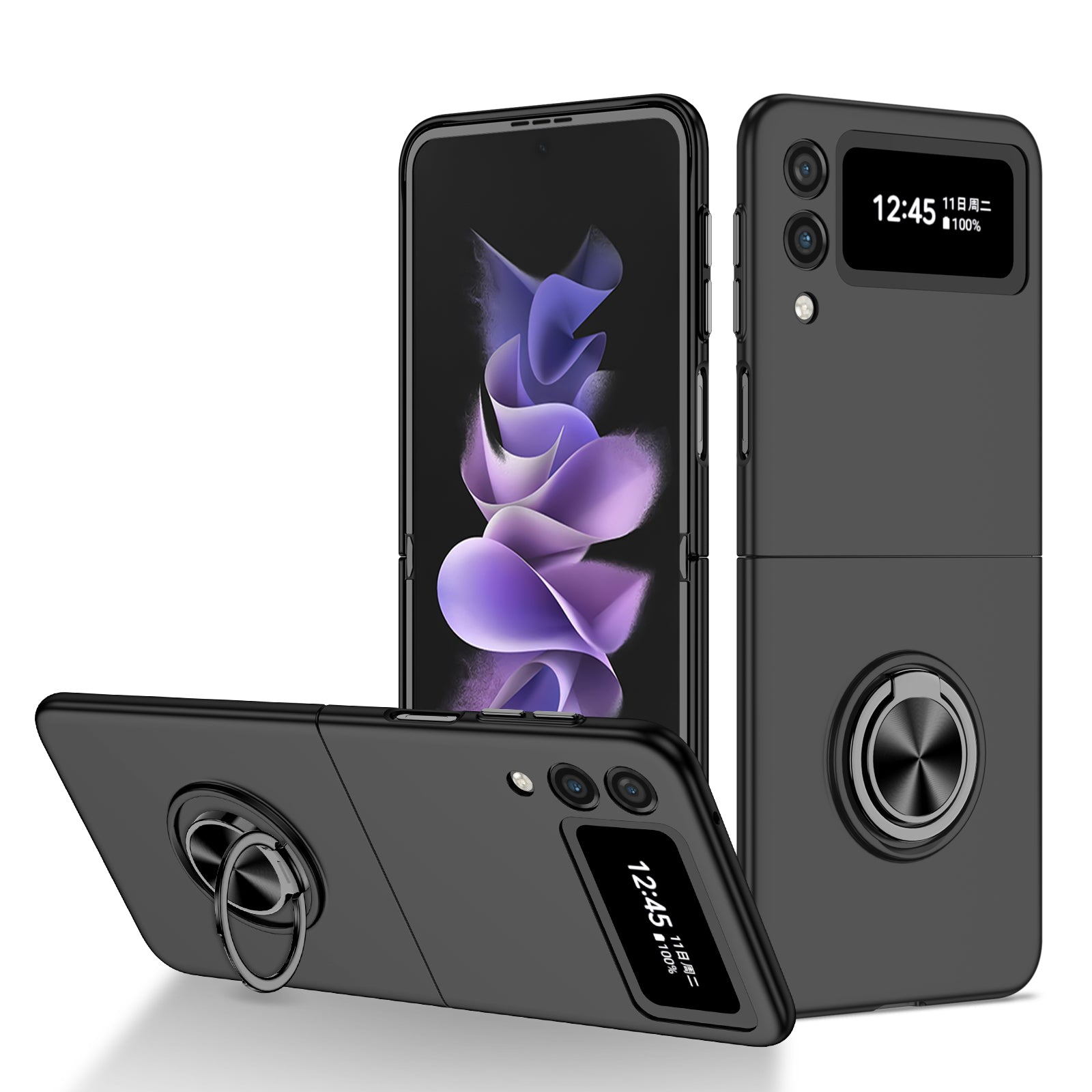 matte-frosted-rotating-ring-stand-charging-galaxy-z-flip3-case_10