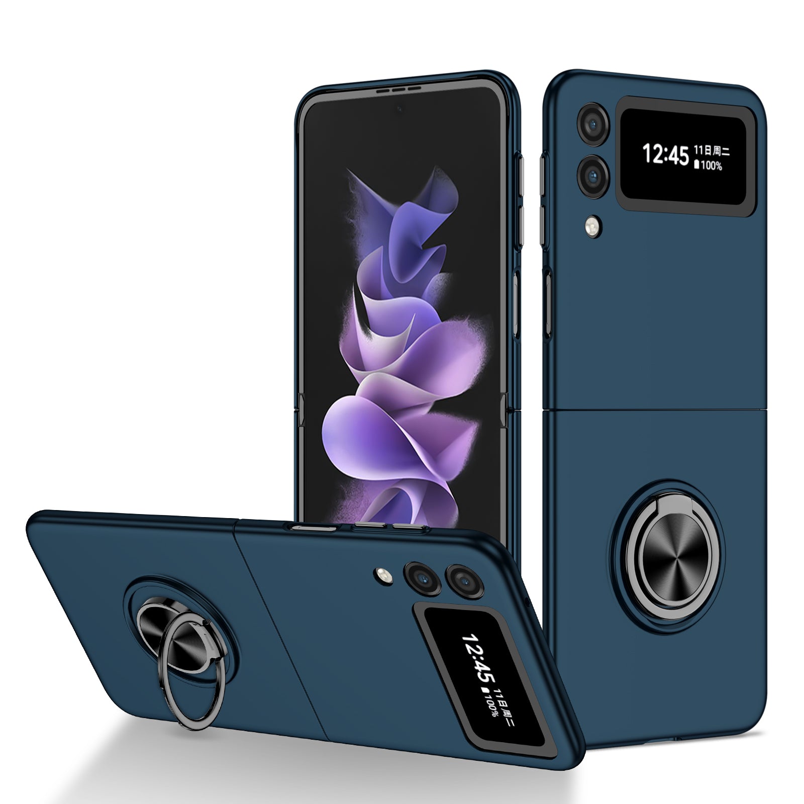 matte-frosted-rotating-ring-stand-charging-galaxy-z-flip3-case_14