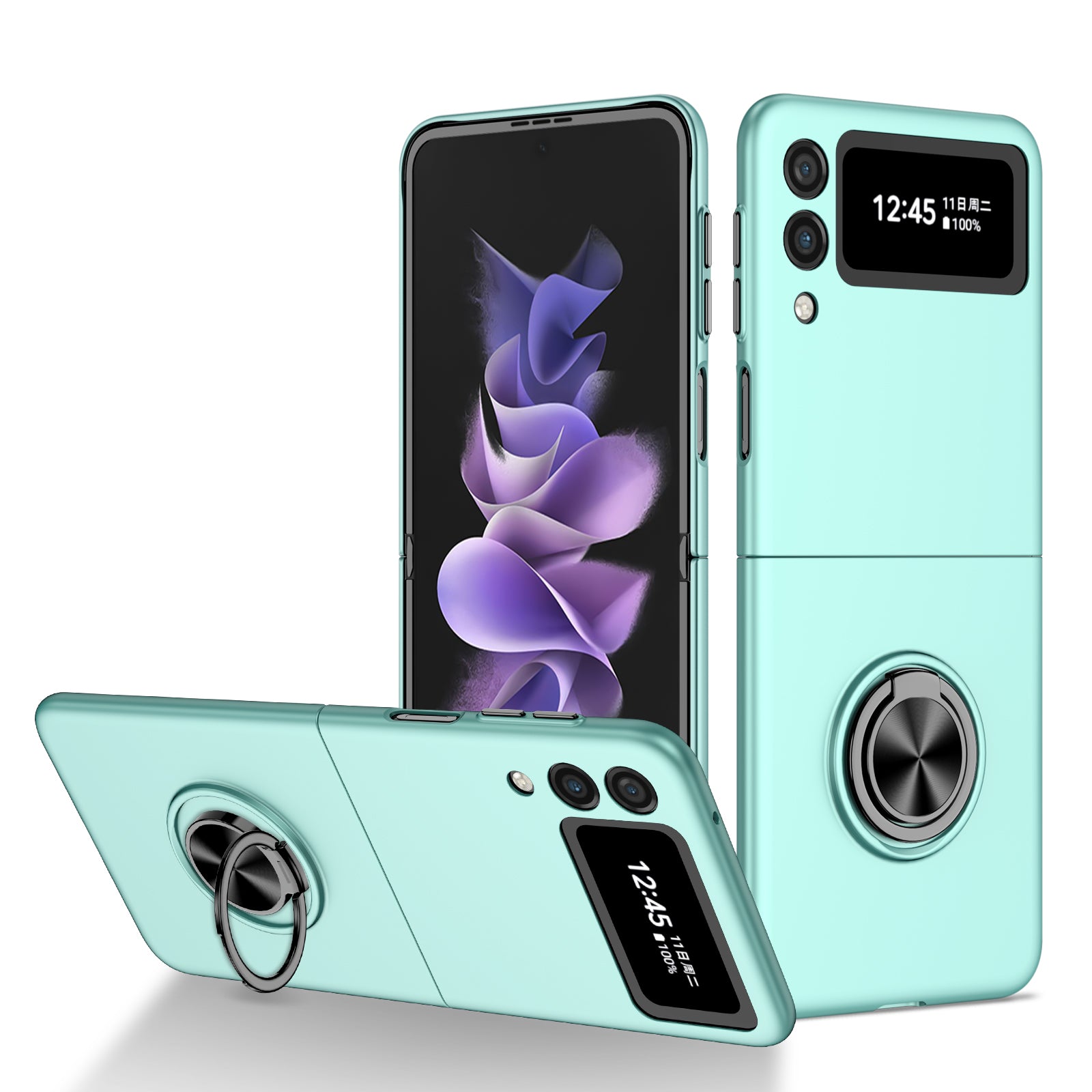 matte-frosted-rotating-ring-stand-charging-galaxy-z-flip3-case_15