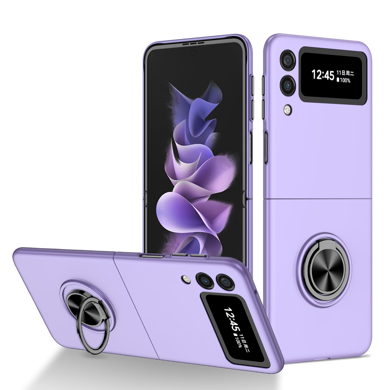 matte-frosted-rotating-ring-stand-charging-galaxy-z-flip3-case_16