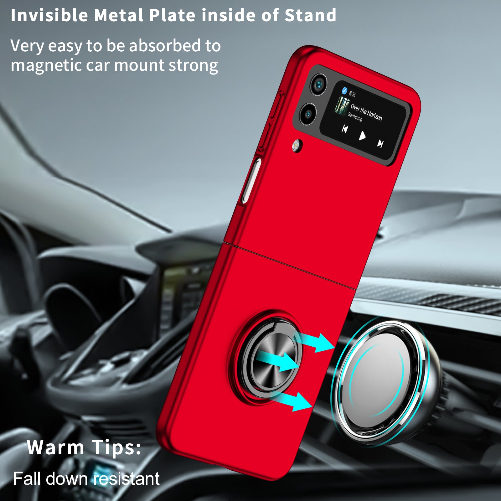 matte-frosted-rotating-ring-stand-charging-galaxy-z-flip4-case_1