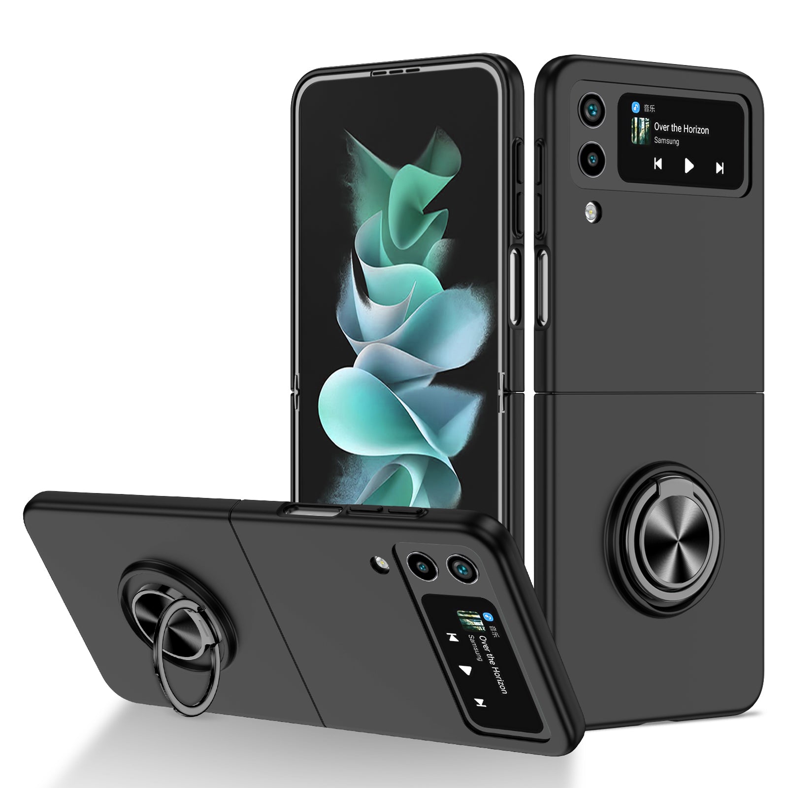 matte-frosted-rotating-ring-stand-charging-galaxy-z-flip4-case_10